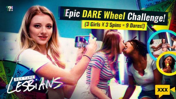 Sex Tape Lesbians – Riley Star, Kyler Quinn & Hazel Grace