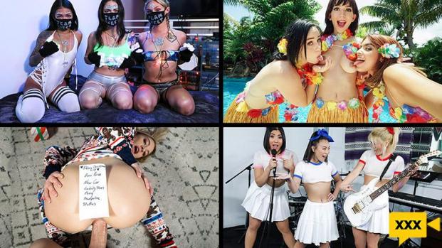 Team Skeet Selects – Paisley Paige, Sarah Lace, Kenzie Madison & Misty Stone
