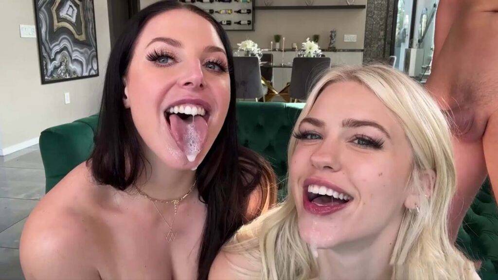 Angela White And Jazlyn Ray Hardcore Threesome_1