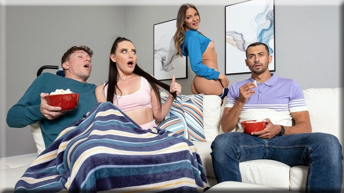 Aubree Valentine, Gizelle Blanco – Sneaky Roommate Loves to Dom