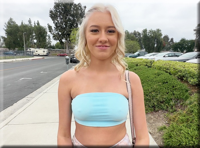 19 Y/O Skyler Storm Gets Her Shaved Pussy Creampied