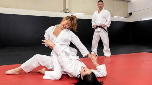 Dojo Pussy Slam Jazmin Luv, Mina Luxx, Mick Blue