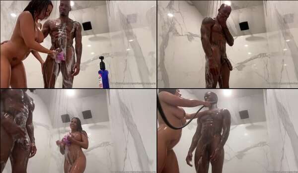 Luna Star hardcoree in shower vs bbc