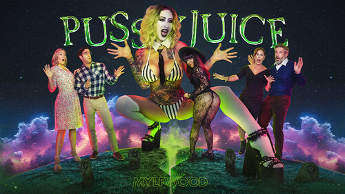 Lily Lane, River Lynn, Mochi Mona, Molly Manning – Pussyjuice (Beetlejuice Parody)