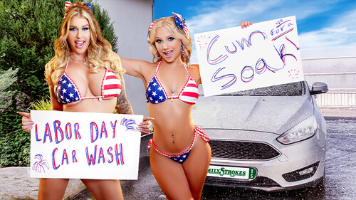 Lolly Dames, Venus Rivers – Car Wash Duo Shake Tits and Score Big
