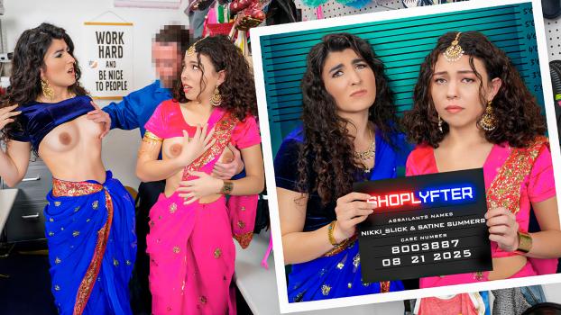 Satine Summers & Nikki Slick – Case No. 8003887 – Under the Saris
			
				 6