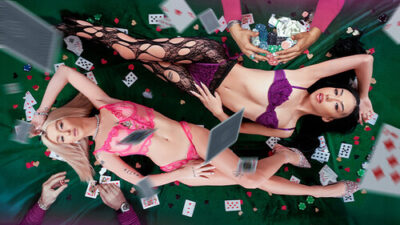 Bianca Bangs, Emma Rosie – “You’re Gonna Get Pussy If You Play Your Cards Right”: Poker Night Swap
